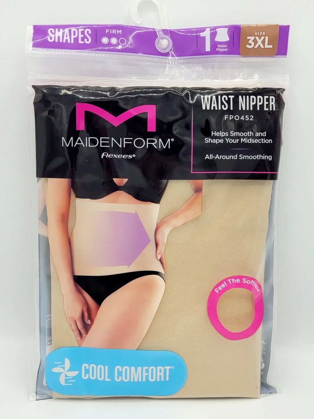 Maidenform Nude Beige High-Waist Shapewear Tank